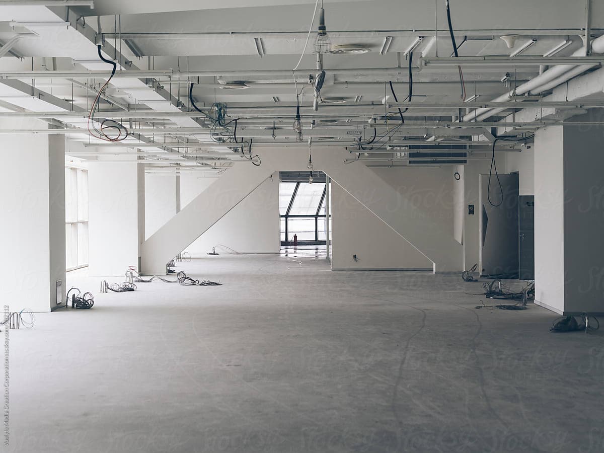 Commercial build-out in progress